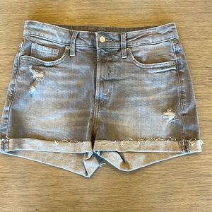 High Rise Jean Shorts